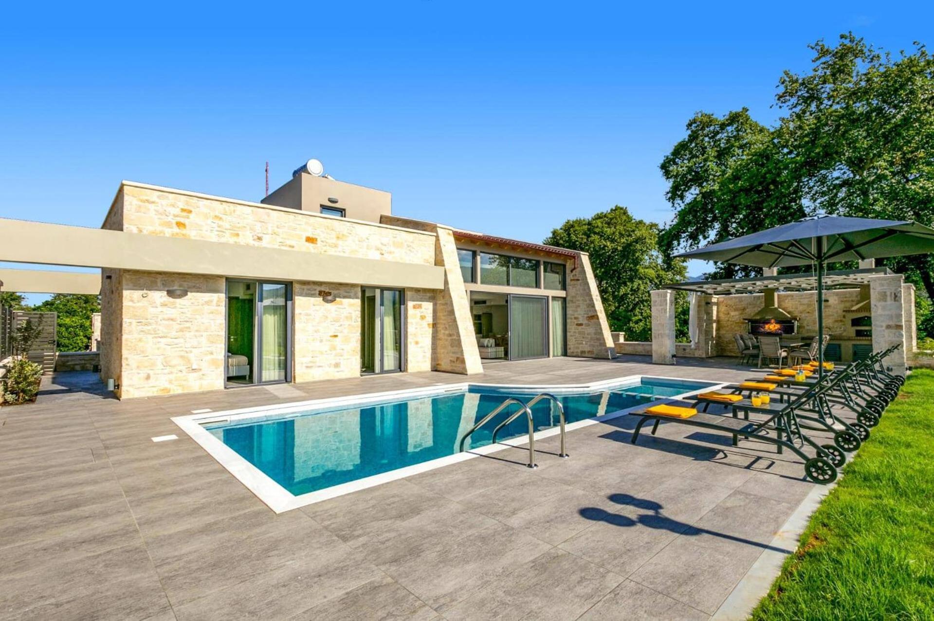Villa Potami Angela By Villa Plus Stilos Εξωτερικό φωτογραφία