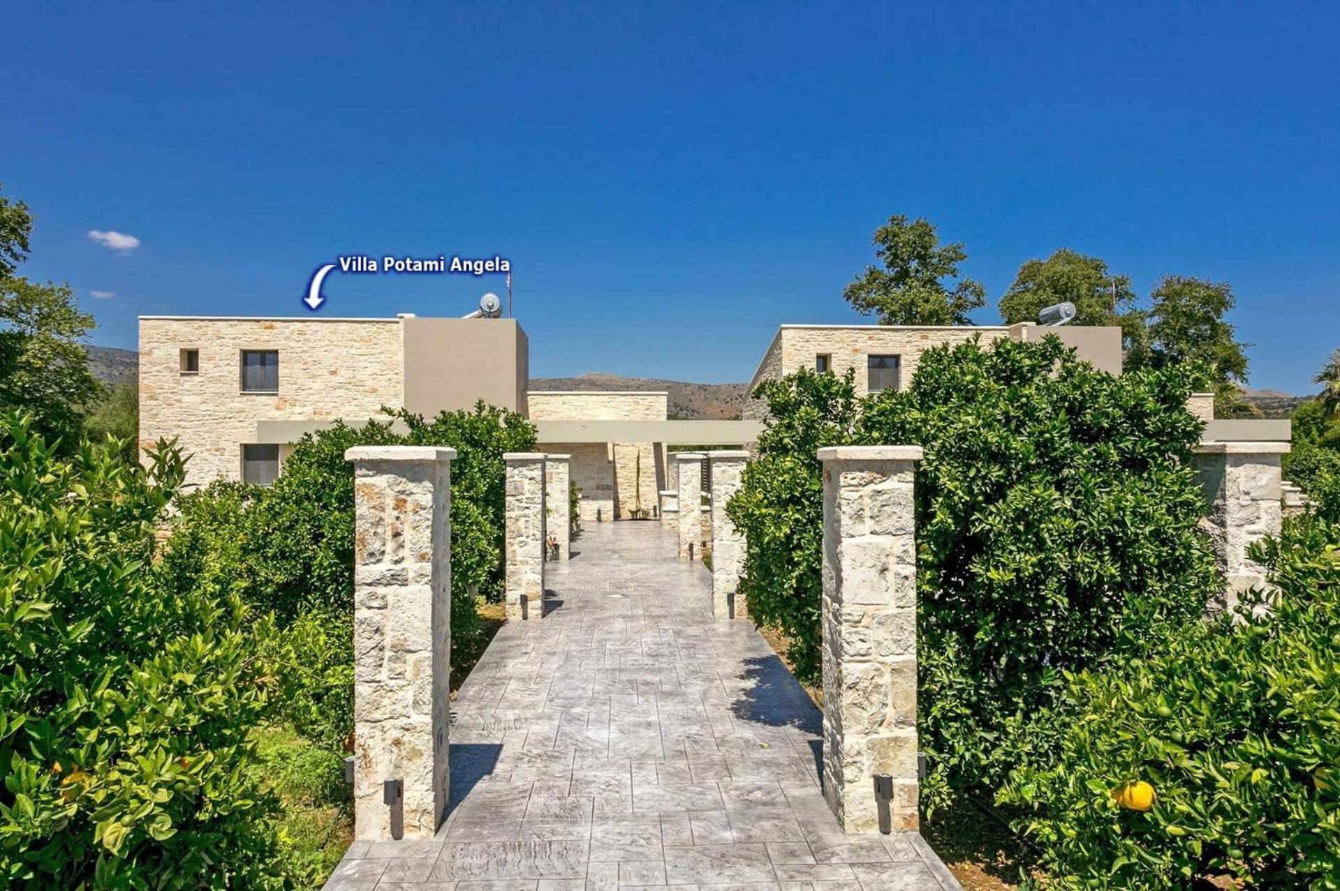 Villa Potami Angela By Villa Plus Stilos Εξωτερικό φωτογραφία